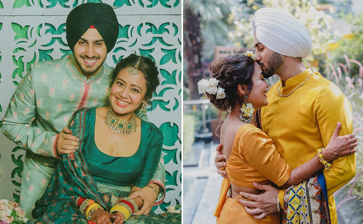 Neha Kakkar & Rohanpreet Singh’s Pre-Wedding Ceremonies Pictures Are Proof That Their Match Is Made In Heaven!(Pic credit: Instagram/nehakakkar)