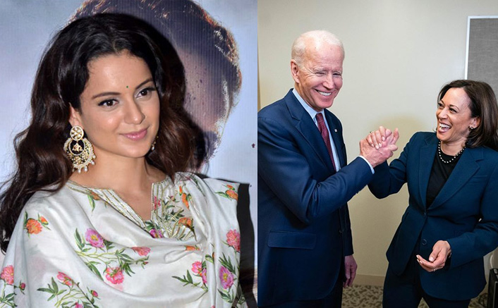 Kangana Ranaut Calls Joe Biden 'Gajni Biden’(Pic credit: Instagram/kamalaharris)