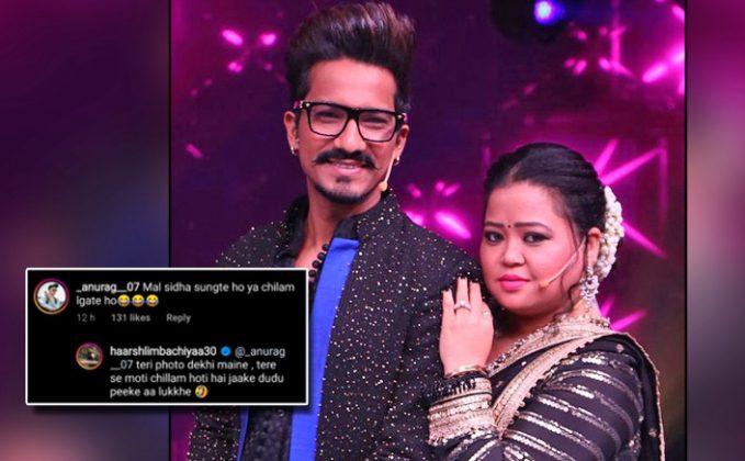 Bharti Singhs Husband Haarsh Limbachiyaa Trolled Over Lovey Dovey Post