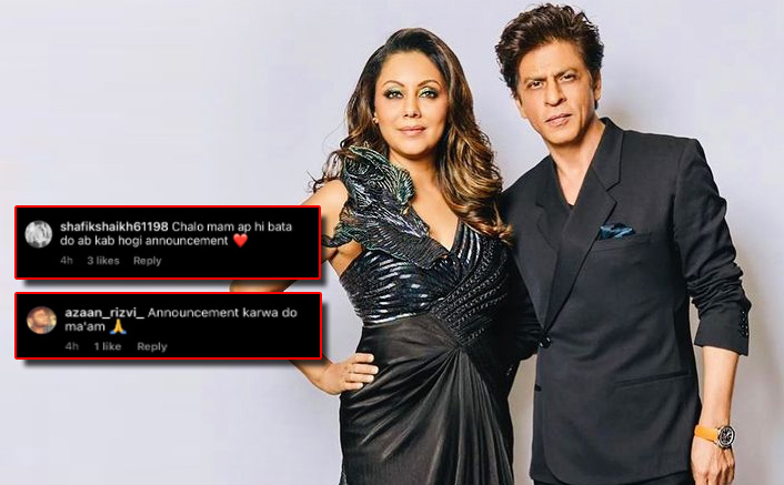 Gauri Khan Shares A Throwback Pic With Shah Rukh Khan