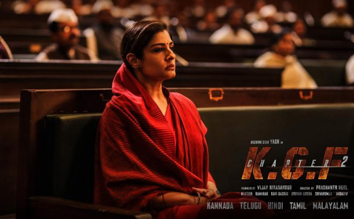 3 days to go for KGF Chapter 2 teaser release; here is glimpse of Raveena Tandon from the film