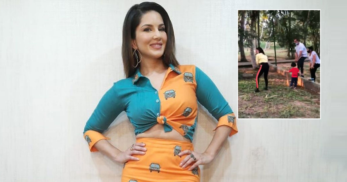 After football, Sunny Leone now tries her hands at cricket