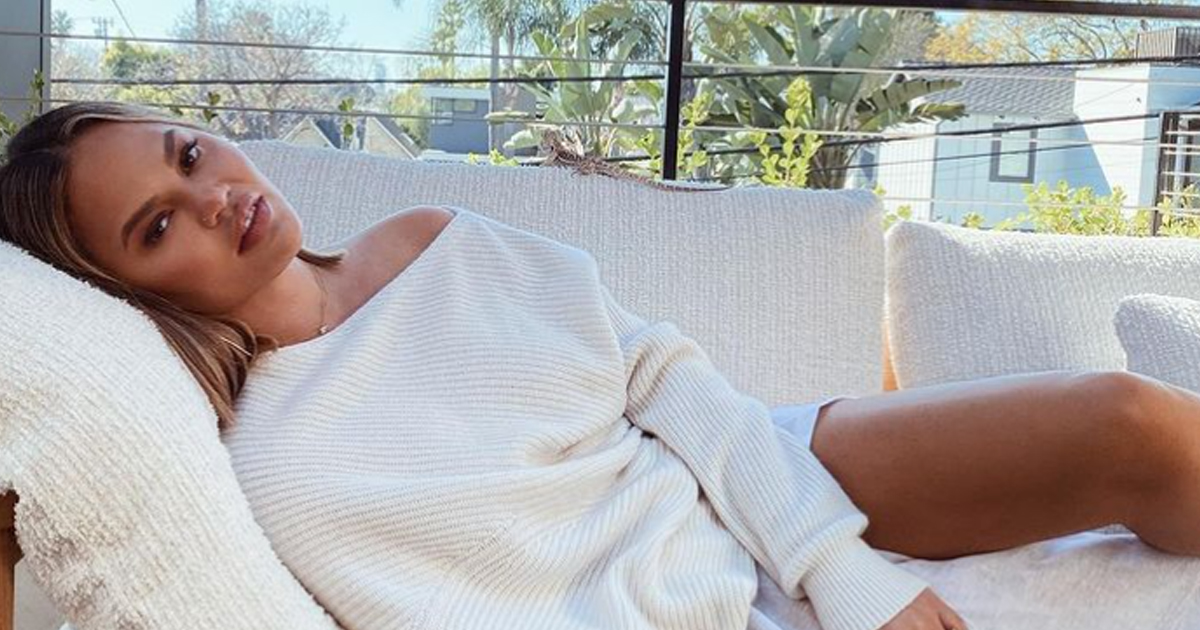 Chrissy Teigen has an unusual reason not to be disturbed