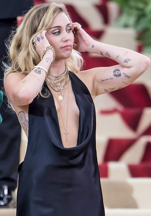 Hollywood Actresses From Angelina Jolie To Miley Cyrus Who Got Devnagri Tattoos Done