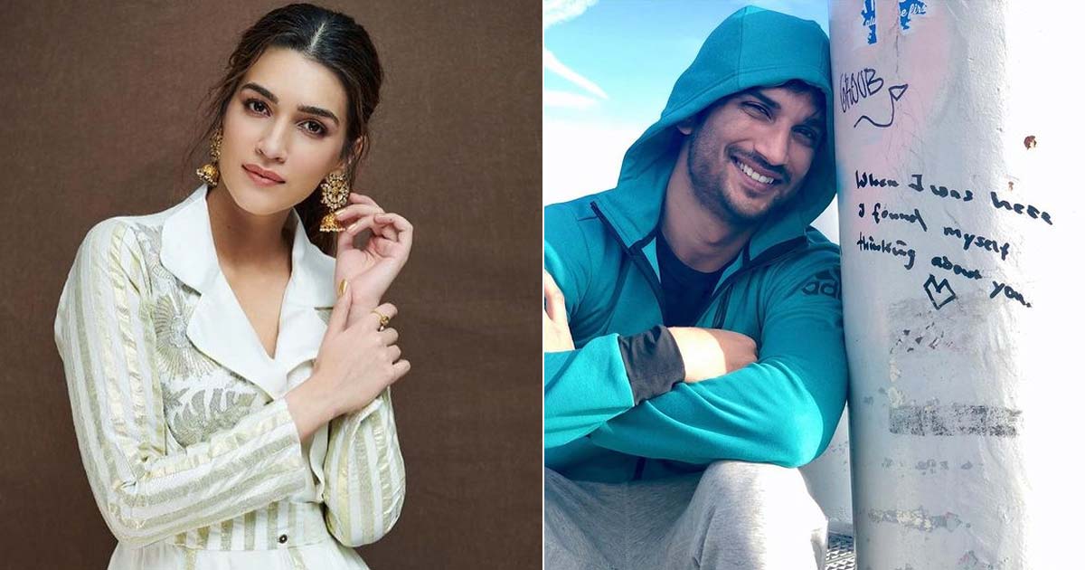 Kriti Sanon recalls SSR: This is how I'll remember you, smiling like a child