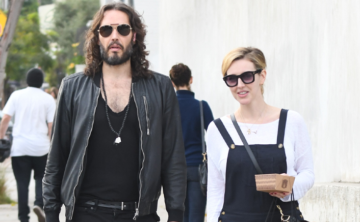Russell Brand's wife finds his energy levels exhausting