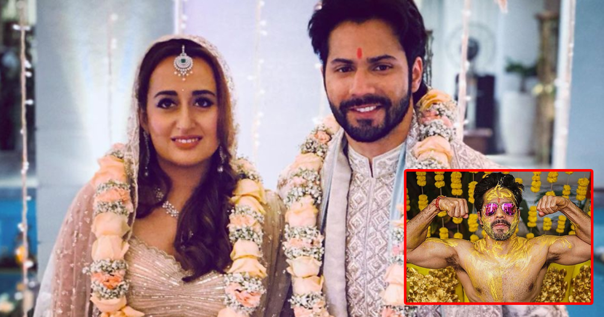 Varun Dhawan Is One Happy Groom As He Shares Haldi Ceremony Pictures 
