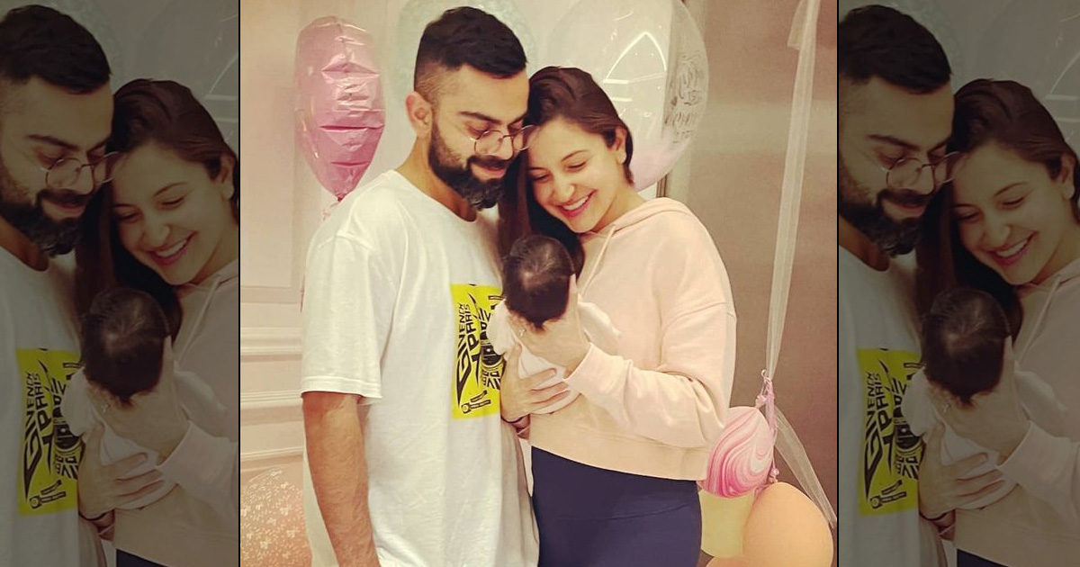 Anushka Sharma Virat Kohli Name Their Baby Girl Vamika Share First Picture With Her