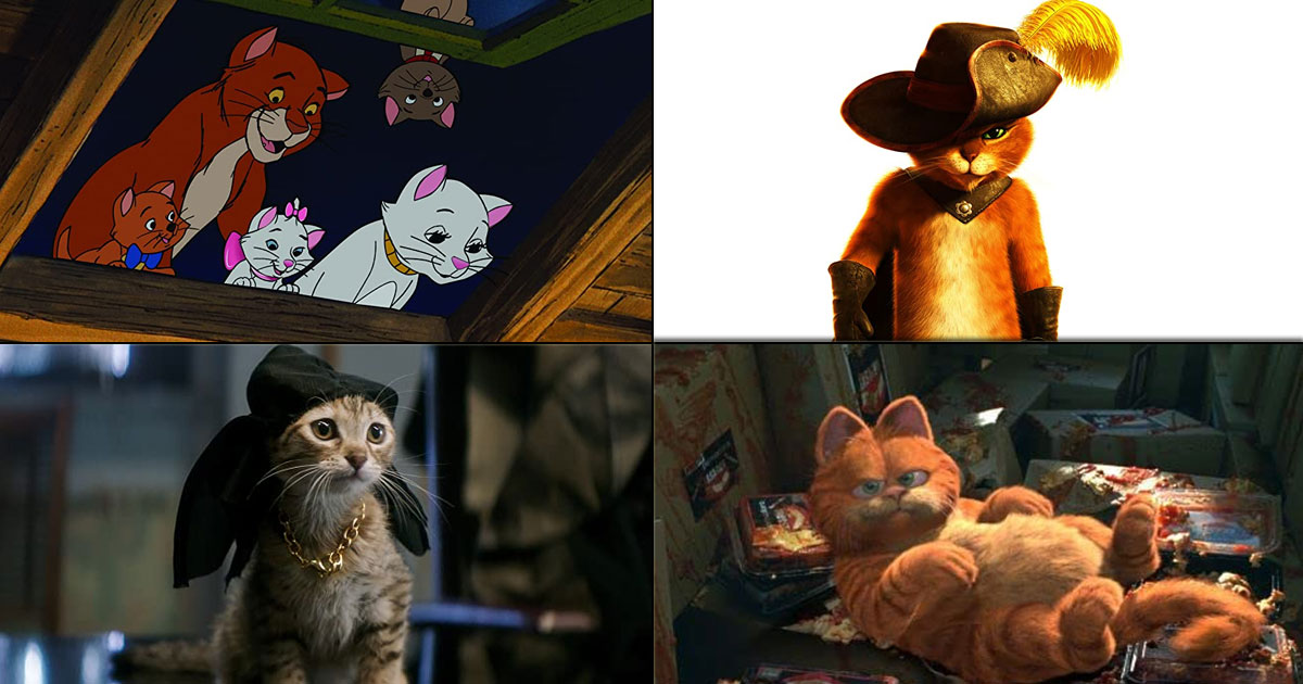 Cats In Hollywood Films Are Super Cute Take For Example Garfield, Puss & Keanu
