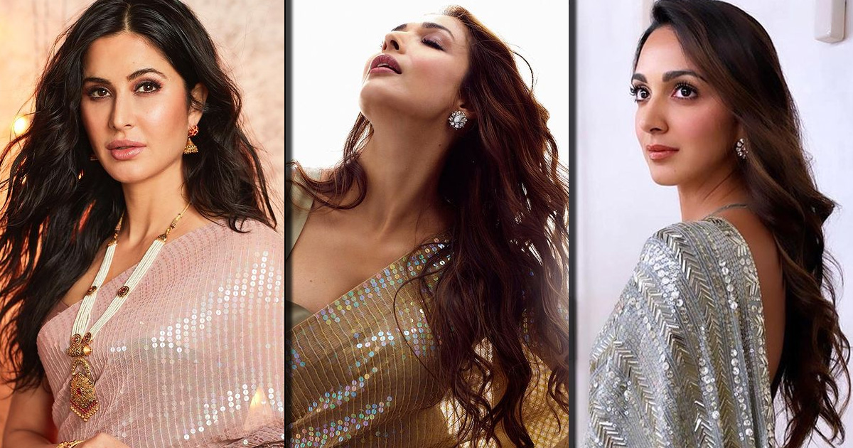 From Kiara Advani, Katrina Kaif To Malaika Arora - Manish Malhotra’s Sequins Saree Would Be A Perfect Pick For Your BFFs Wedding, Check Out