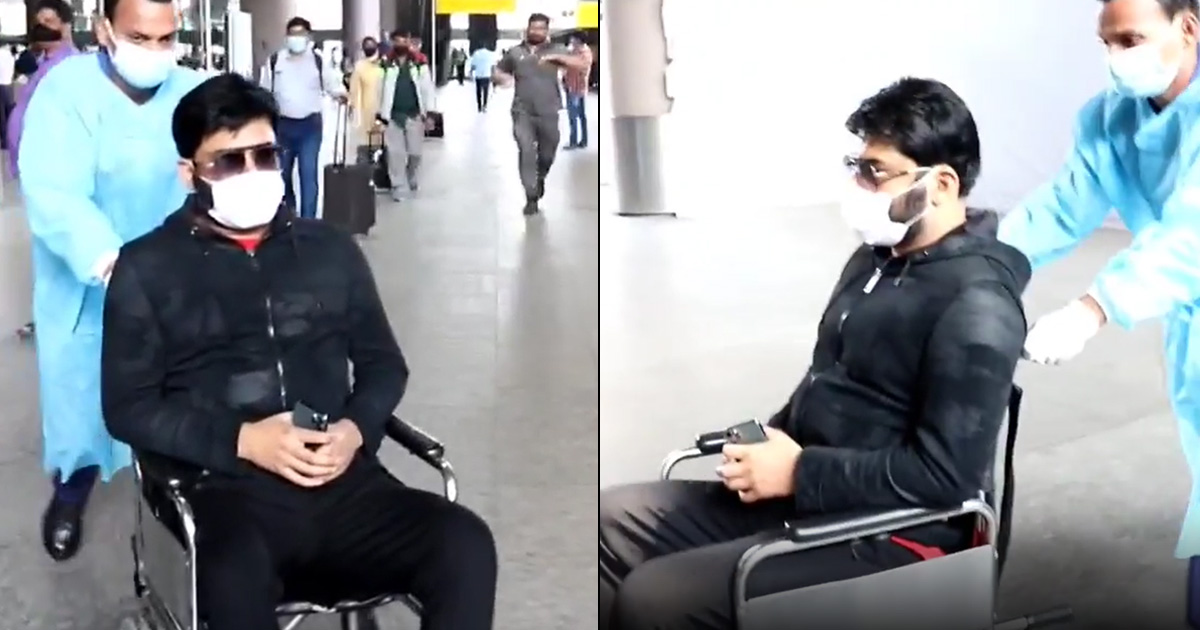 Here’s Why Kapil Sharma Arrived In A Wheelchair
