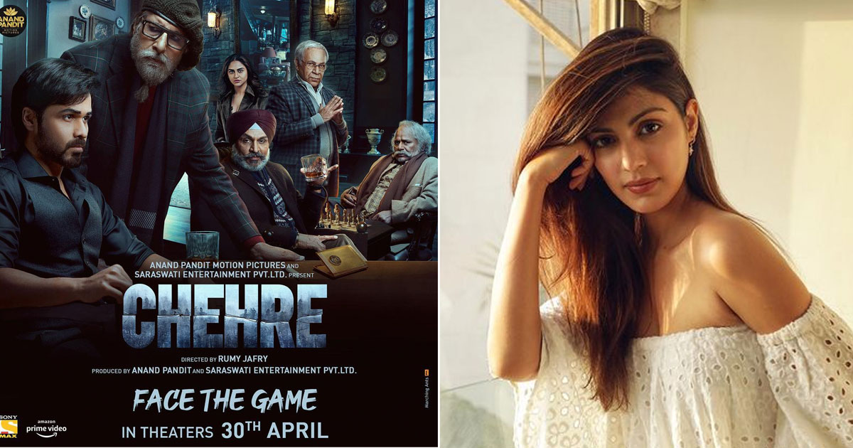 Makers Of Chehre Remove Rhea Chakraborty From The Poster