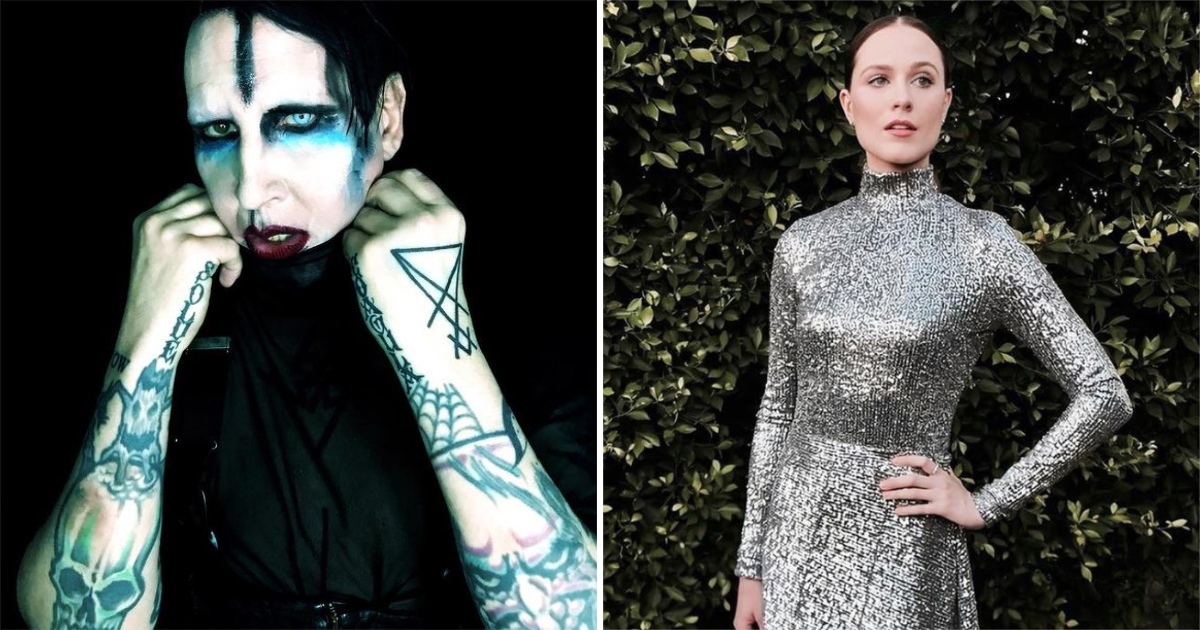 Marilyn Manson hurled anti-semitic abuse: Evan Rachel Wood (Photo Credit: Instagram/Marilyn Manson & Evan Rachel Wood)