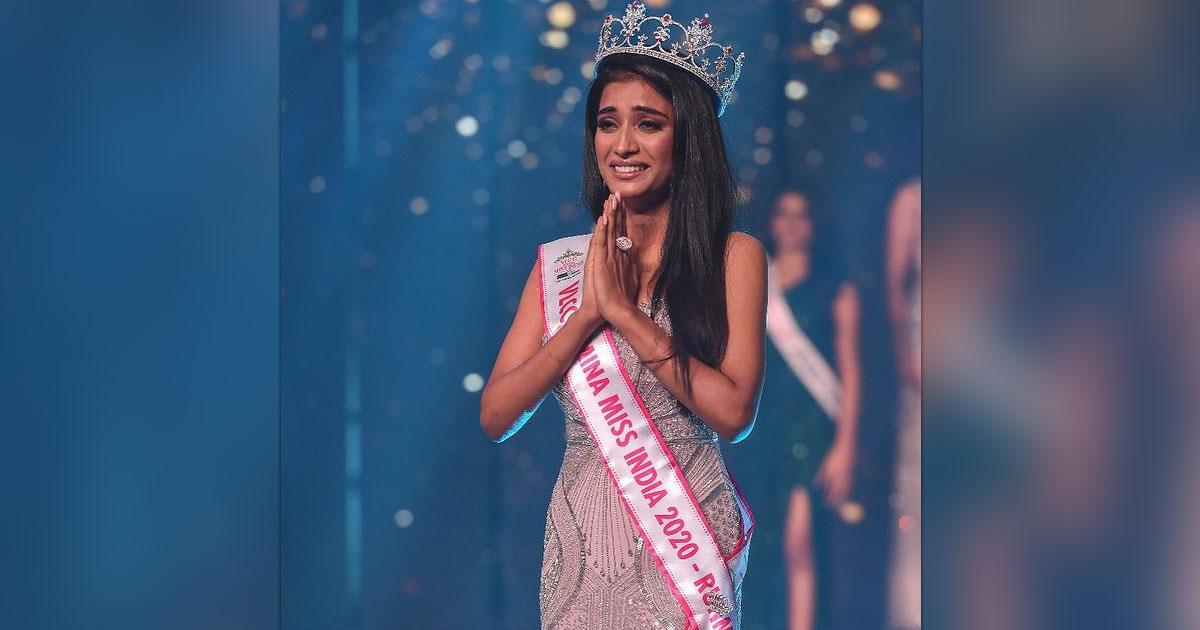 Miss India 2020 Runner Up Manya Singh Wipes Away Dad's Tears As She