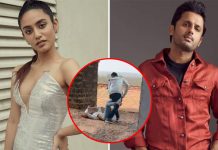 Priya Prakash Varrier AKA Wink Girl Falls On Her Back While Shooting, Co-Star Nithiin Emerges As Her Knight In Shining Armour