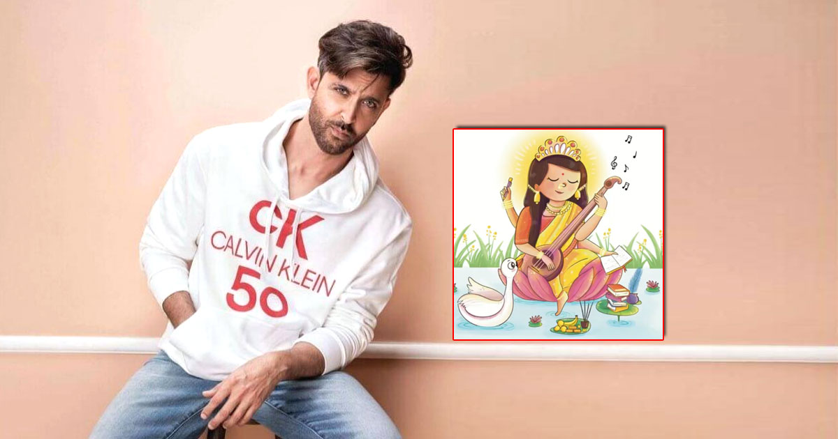 Vasant Panchami 2021: Hrithik Roshan wishes to "bless the creative spirit in EACH of us"