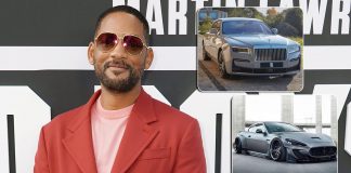 From Maserati GranTurismo To Rolls-Royce Ghost: Take A Look At Will Smith's Car Collection