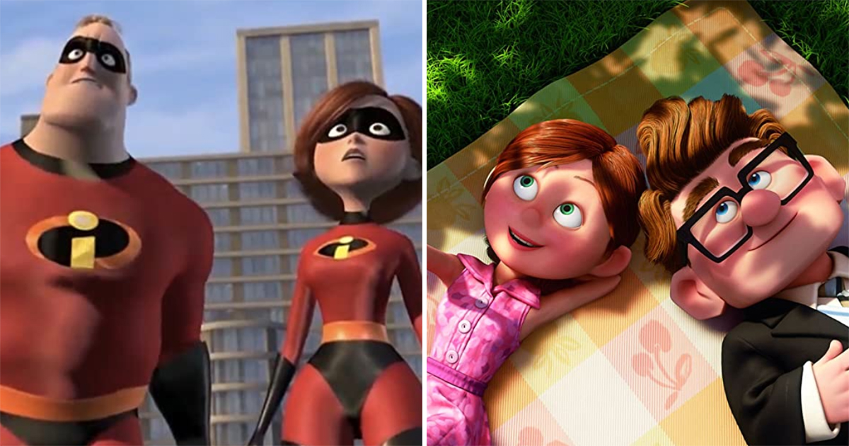 The House Of Mouse Is Changing & Over The Years We Have Met Some Pretty Realistic Disney Couples Like The Incredibles’ Bob & Hellen Parr, Up’s Carl & Ellie Fredricksen & More