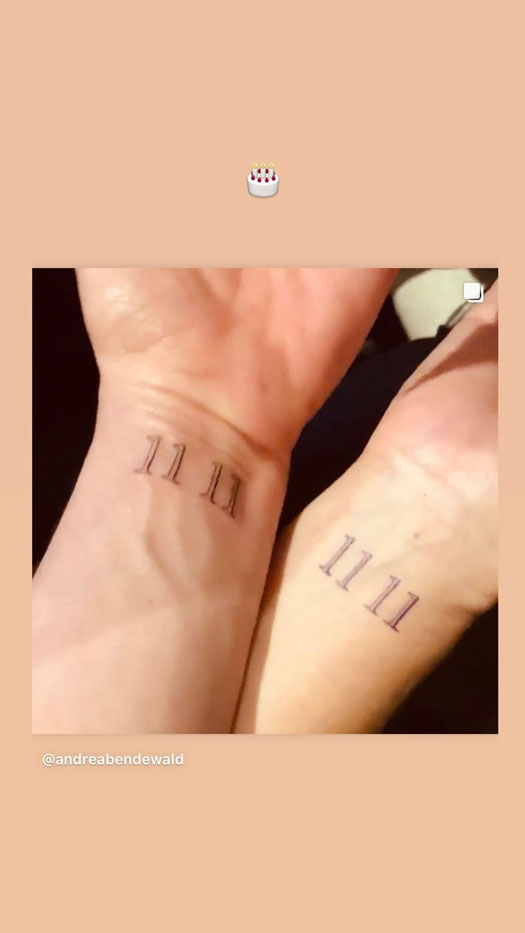Jennifer Aniston’s ’11 11’ Tattoo Is Linked To Her Oldest Friend Andrea Bendewald