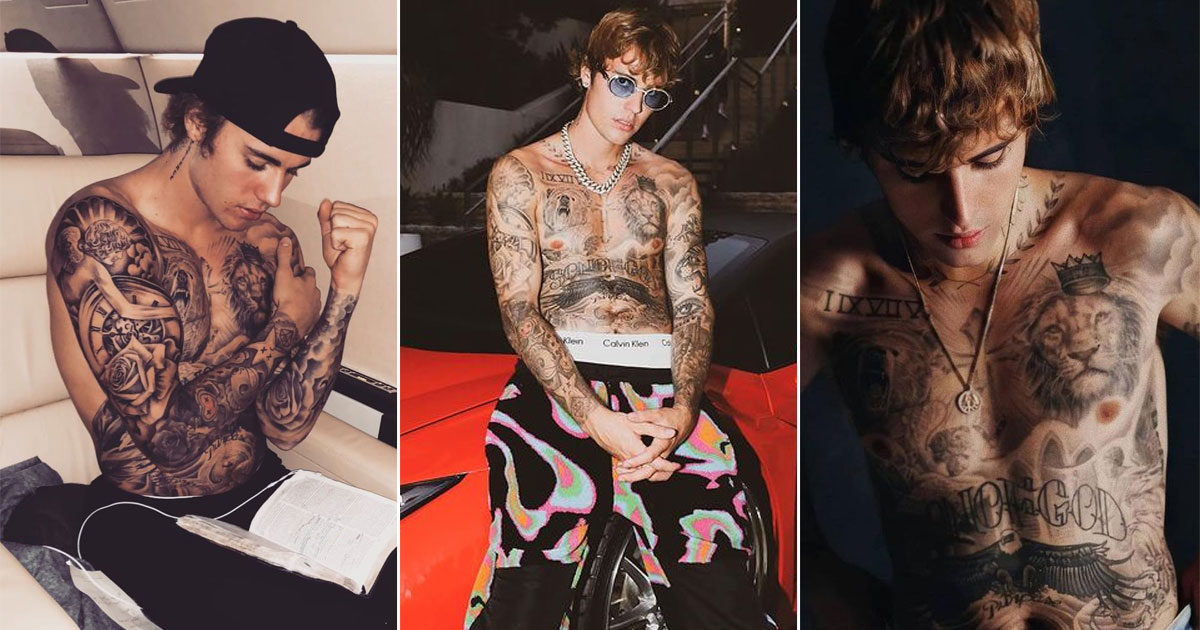 Justin Bieber Birthday Special Crosses Text Birds More Check Out The Meaning Behind His Many Tattoos