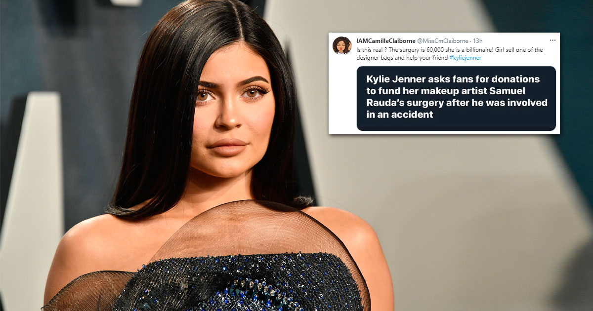 Kylie Jenner Trolled For Asking A 60k Donation For Her Makeup Artist, Read On