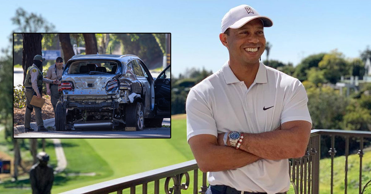 Tiger Woods Didn't Brake Before Car Crash 