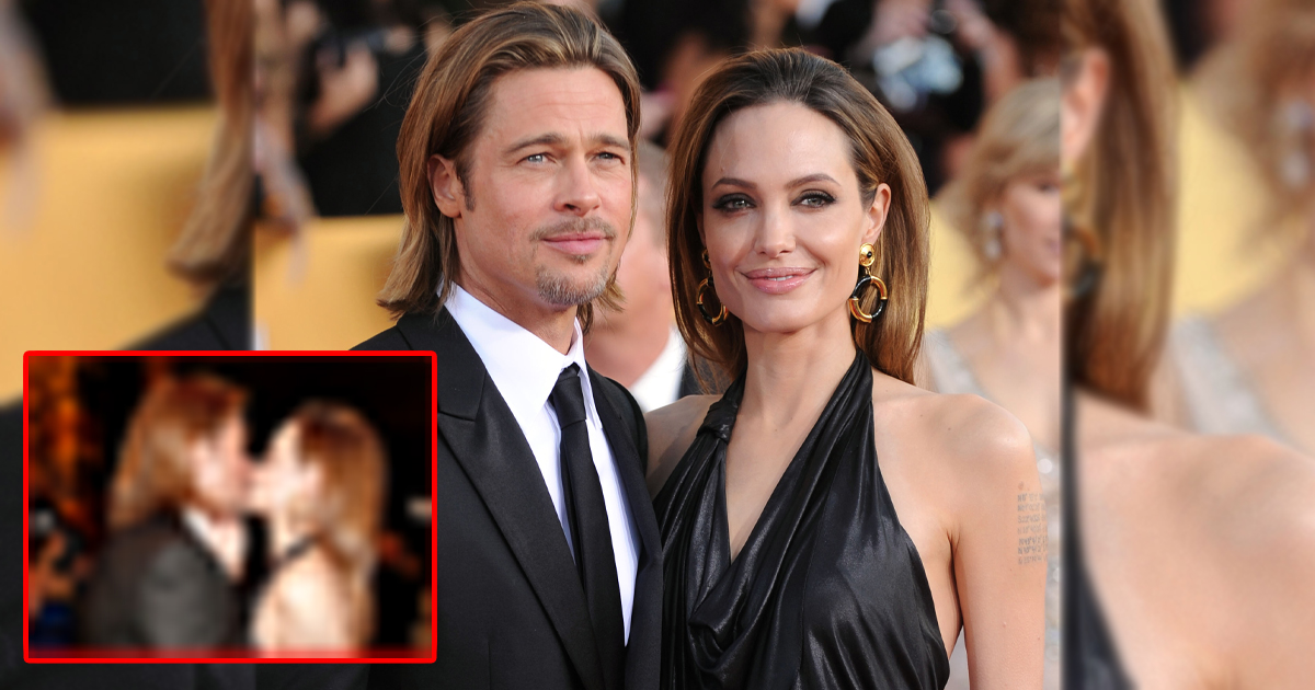 When Angelina Jolie And Brad Pitt Couldnt Keep Their Hands Off Each Other At Sag Awards Leading 