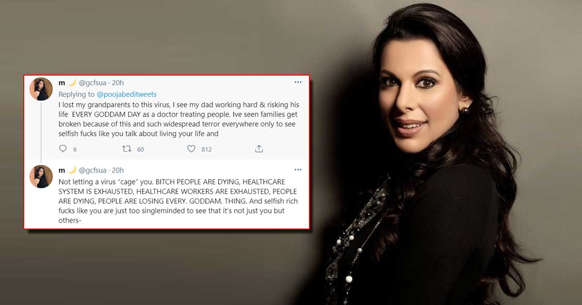 Pooja Bedi Called As A Certified Rich Old A-hole, Selfish Rich Fuc* As She Gets Slammed By Twitterati For Her 'No Fear' Goa Video, Actress Responds, Read On!