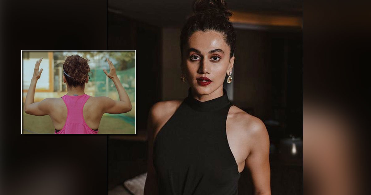 Taapsee Pannu Trains In Open Ground Amidst Lockdown For Shabaash Mithu, Shares An Intriguing Pic, Read On