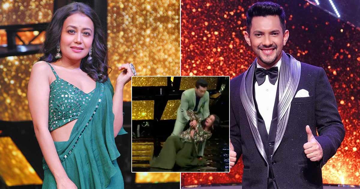 When Aditya Narayan Couldn’t Catch Neha Kakkar While Dancing & She Tumbled Down The Stage, Read On