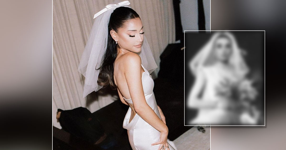 Ariana Grande Makes A Beautiful Bride In Classic Vera Wang Dress & It Was Inspired By This Fashion Icon, Read On
