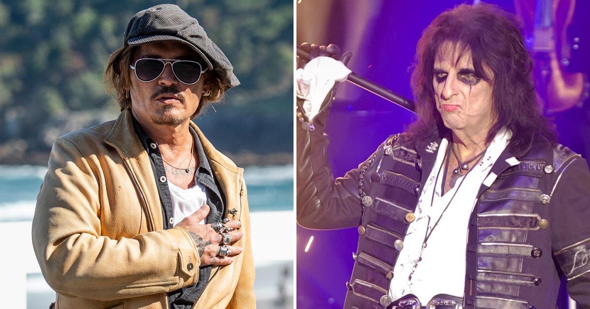 Johnny Depp Backed By Band Mate Alice Cooper
