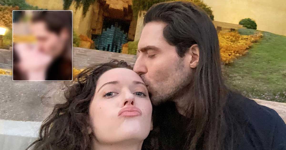Kat Dennings, Andrew WK share a passionate kiss in new pic