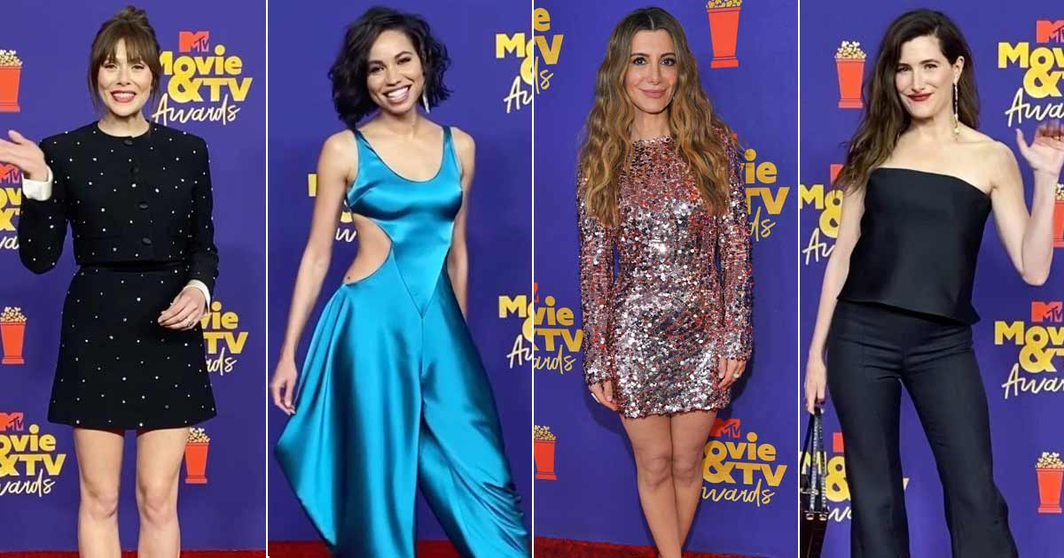 MTV Movie & TV Awards 2021 Red Carpet Was Impressive & Elizabeth Olsen, Kathryn Hahn, Jurnee Smollett, Nasim Pedrad Wowed Us