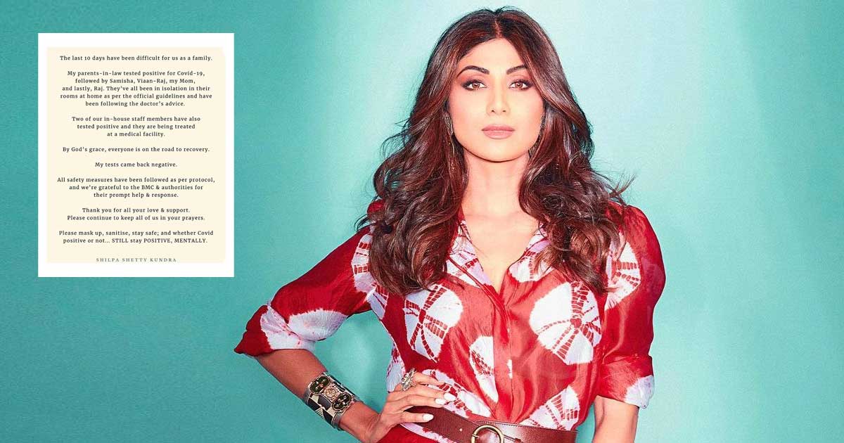 Shilpa Shetty's family tests positive for Covid, actress tests negative