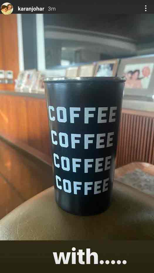 Karan Johar Shares A Pic Of Cup Of Coffee With His Face On It; Hints At New Season Of Koffee With Karan?