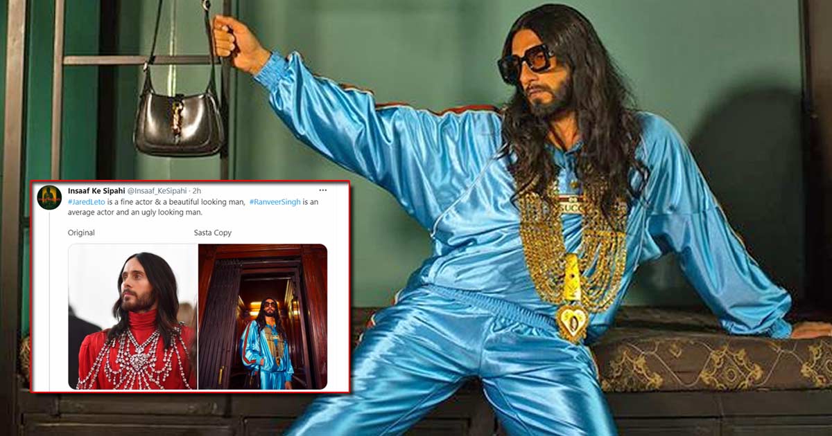 Ranveer Singh Invites 'Sasta Jared Leto', ' Captain Jack Sparrow + Jesus' Memes With His Next Level Gucci Outfit - Deets Inside