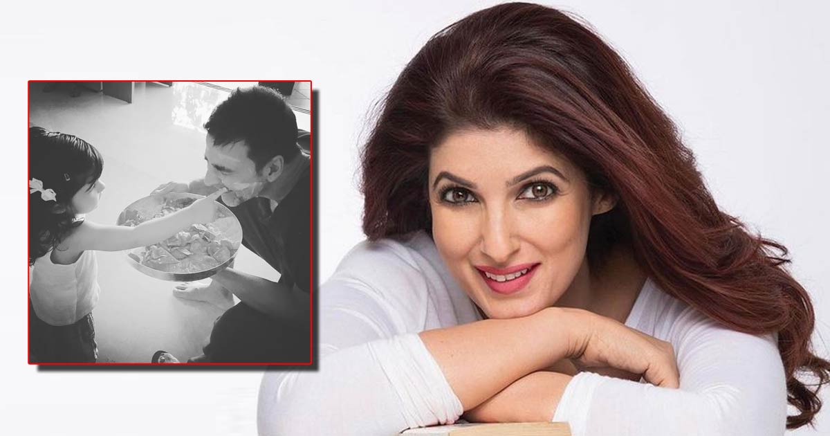 Twinkle Khanna Shares Akshay Kumar's Photo With Daughter Nitara On Father's Day & It's Too Cute To Handle!