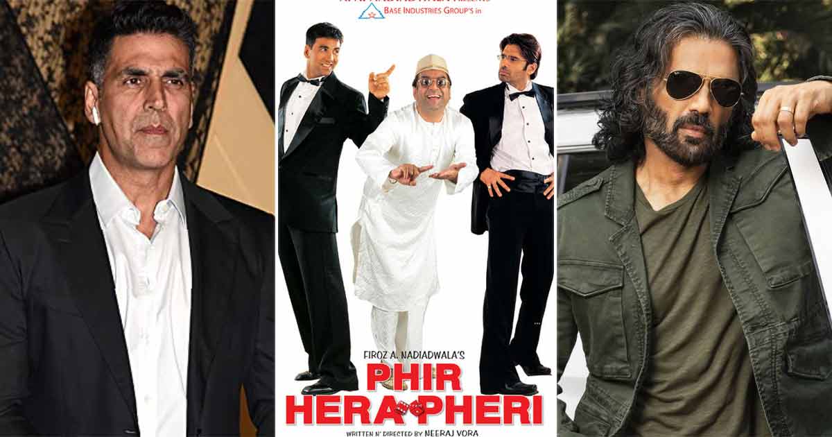 Suniel Shetty Really Upset With Akshay Kumar For Cutting His Scenes From Phir Hera Pheri