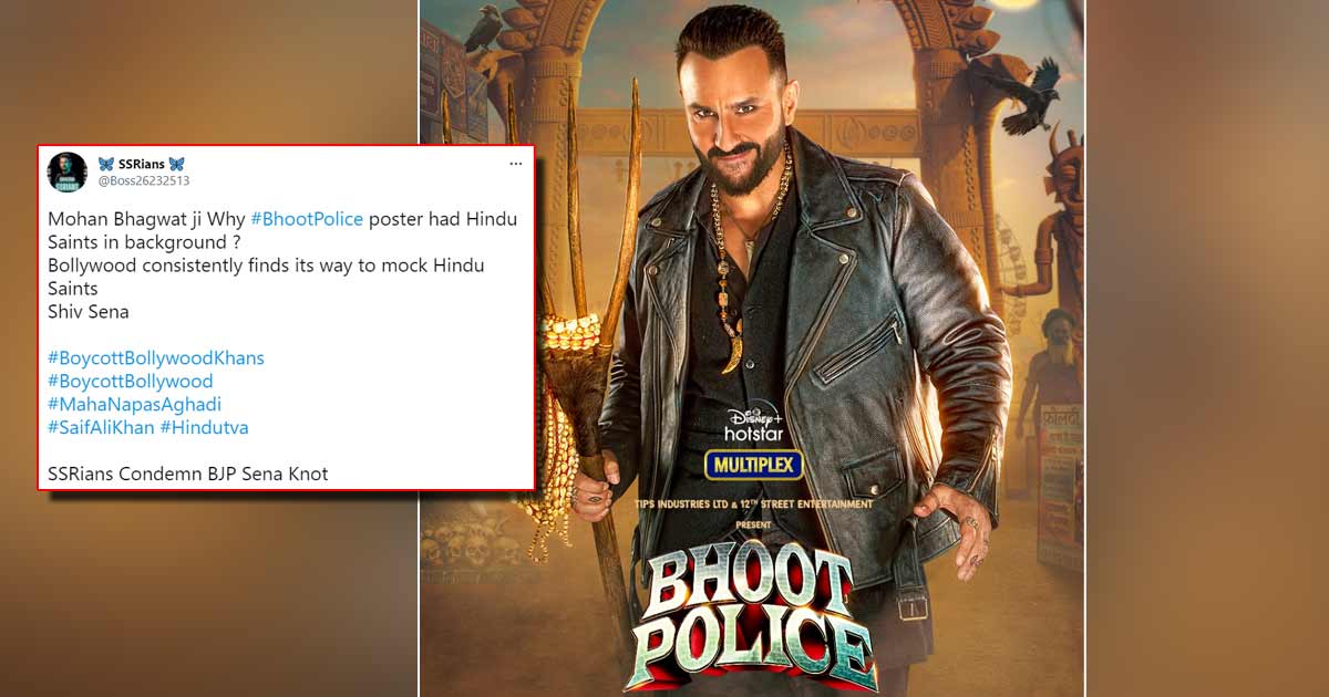 Bhoot Police: Poster Ft. Saif Ali Khan Triggers Controversy