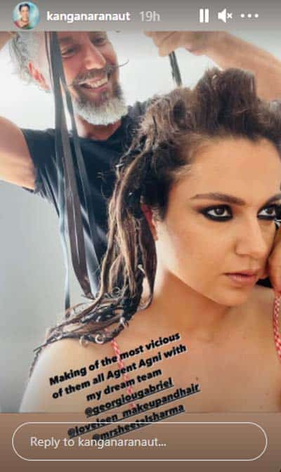 Kangana gives glimpse of her vicious 'Dhaakad' character