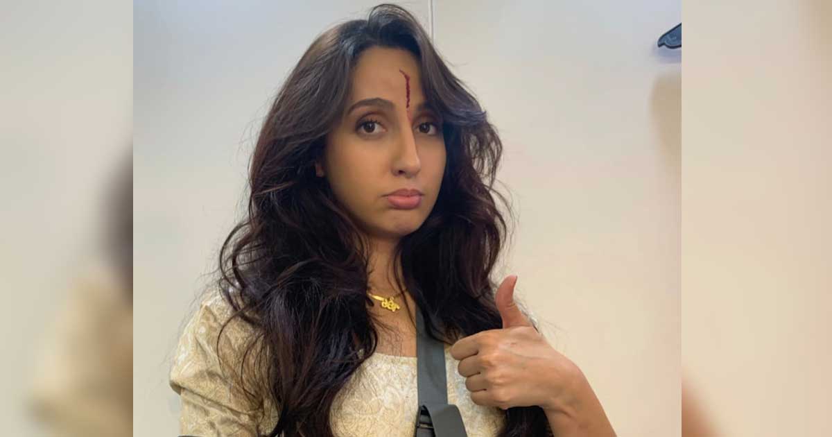 Nora Fatehi sheds real blood for 'Bhuj: The Pride of India', scar on face depicts dedication