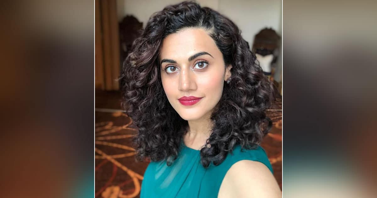 Taapsee Pannu embraces sustainable fashion for her Telugu film, Mishan Impossible