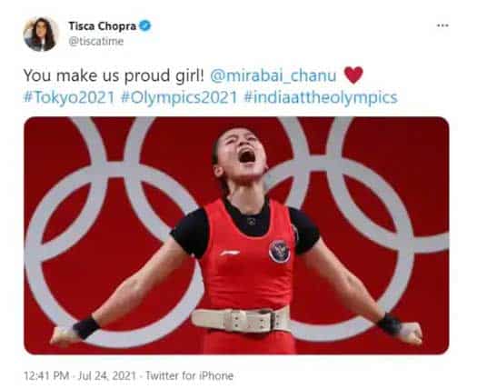 Tisca Chopra Trolled For Tweeting Picture Of Indonesian Weightlifter Instead Of Mirabai Chanu