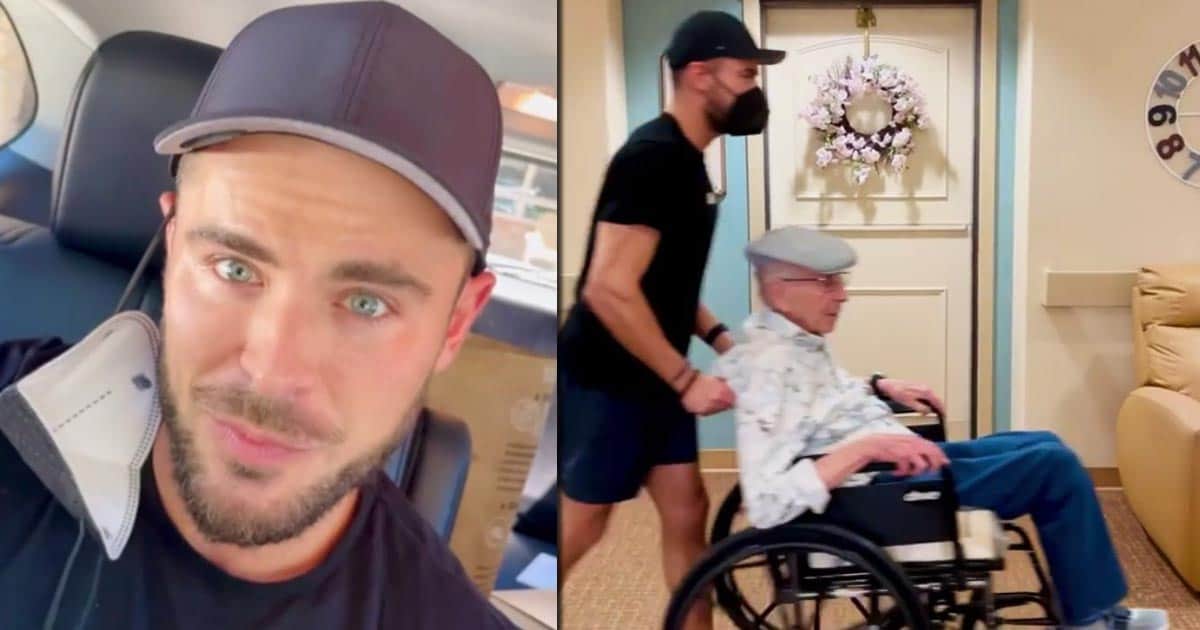 Zac Efron, brother 'bust' grandpa out of nursing home for some fun