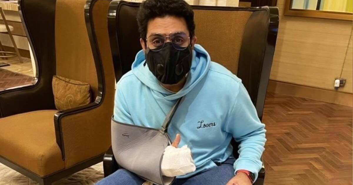 Abhishek is all 'patched-up' post 'freak' accident, resumes work