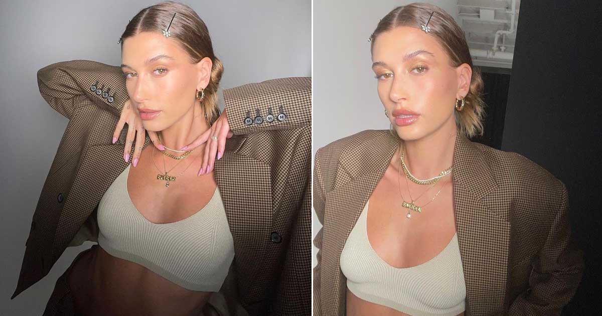 Hailey Bieber Flaunts Her Abs While Looking Stylish In A New Instagram Post
