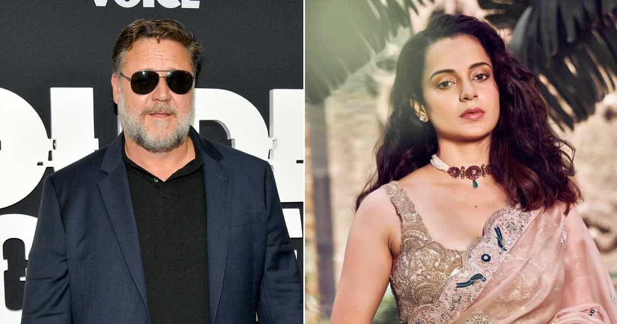 Hollywood veteran Russell crowe shows interest in working with Kangana Ranaut by retweeting a fans tweet