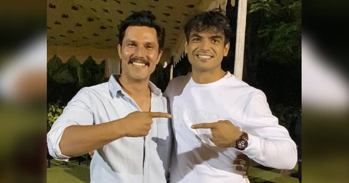 Randeep Hooda meets Olympic hero Neeraj Chopra