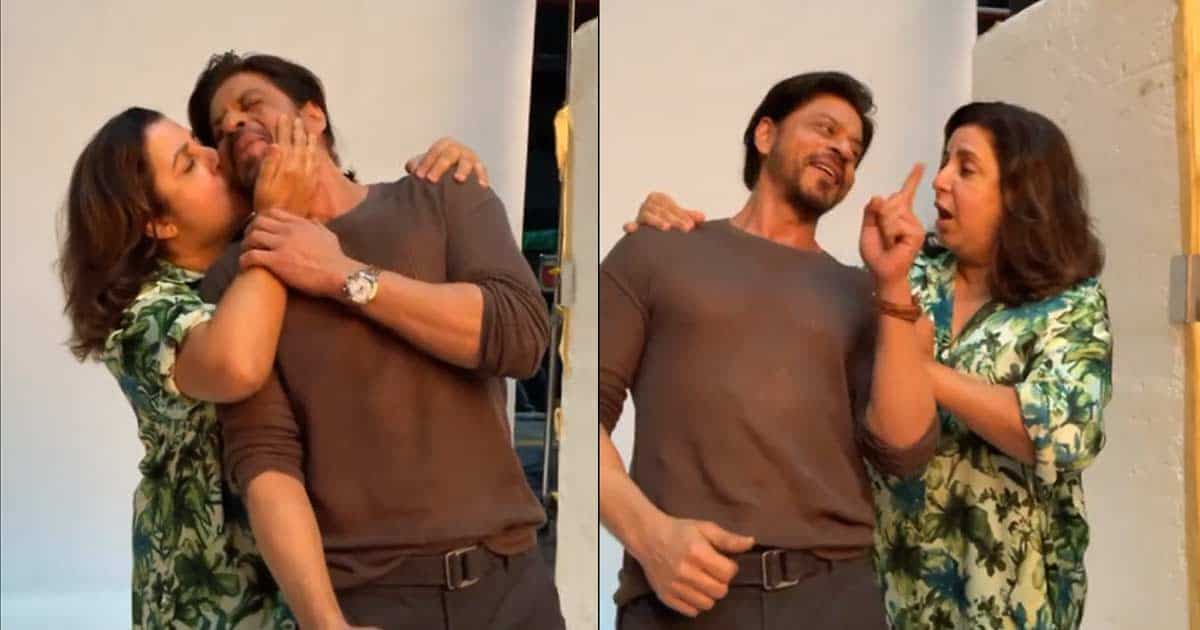 SRK, Farah Khan recreate 'Main Hoon Na' moment